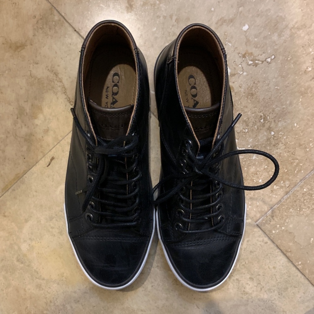 UNISEX BLACK COACH SNEAKERS